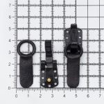 Крючок шубный Hobby&Pro 20 мм, 5 шт, 7015 т.серый