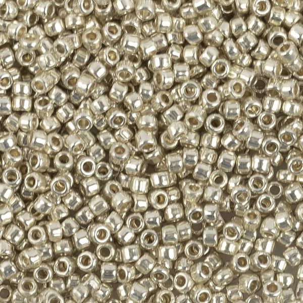Бисер Toho 11/0 круглый (2.2 мм), 25 г (5х5 г), 0558 серебряный