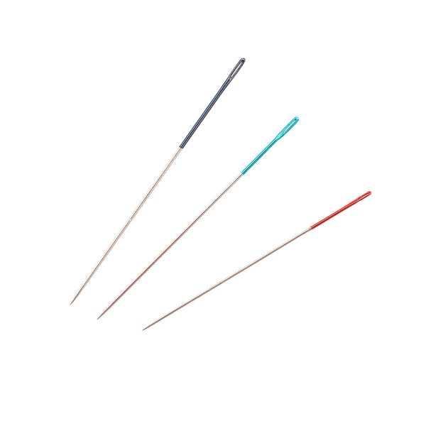 Иглы ручные для вышивания с цветным ушком, разм.10/12, 6 шт, Pony