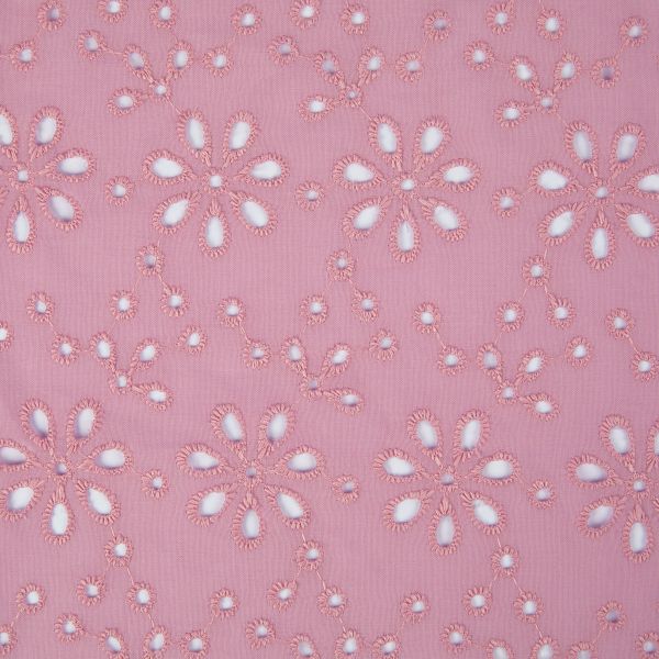 Ткань шитьё (прошва) 285 г/м², 140 см / 10 метров, 14-1904 розовый, Gamma YFAS-3670