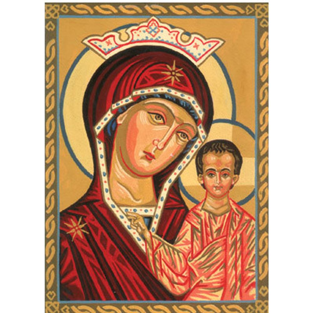 Рисунок для вышивания Grafitec (канва), сер.6.000 40х30 см, 6.063 Пресвятая Богородица