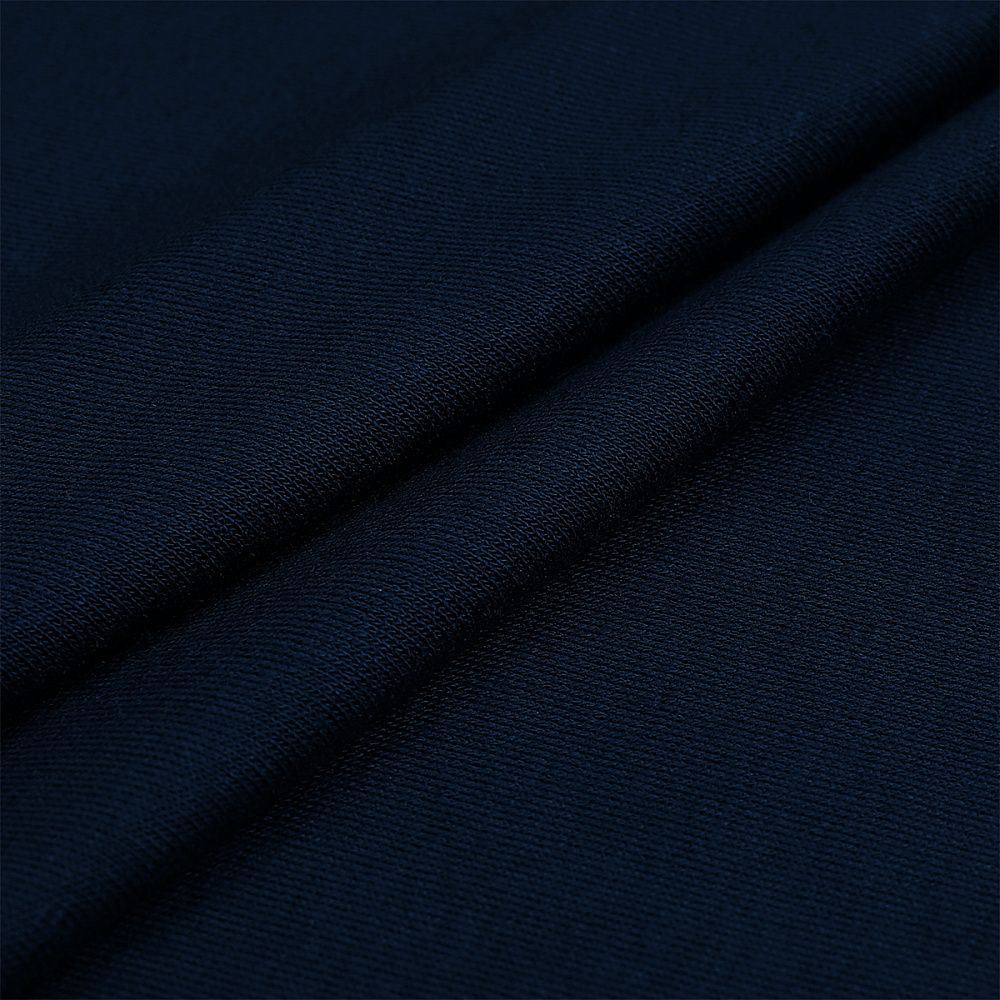 Вискоза трикотажная 210 г/м², 185 см / 1 метр, ШН-210955-58 цв.тем.синий (52203)