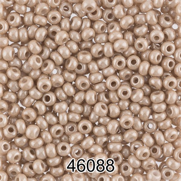 Бисер Preciosa 10/0 (2.3 мм), 500 г, 46088 (Ф458) т.бежевый