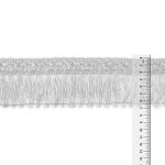 Бахрома отделочная 70.0 мм / 10 метров, 001 белый, Gamma 2035