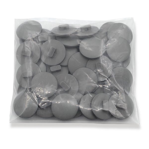 Пуговицы на ножке 28L (18мм) (Gray (серый)), 48 шт