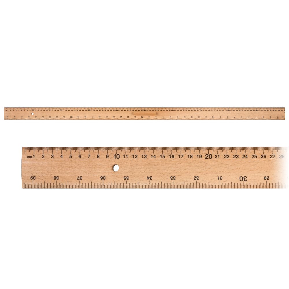 Метр деревянный без клейма 100 см, с ручкой, без упаковки, Gamma