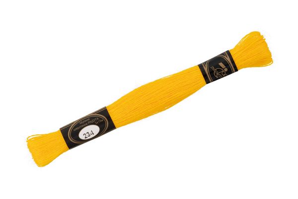 Мулине Радуга, цв.234 я.желтый, Россия, 8 мотков по 15 метров