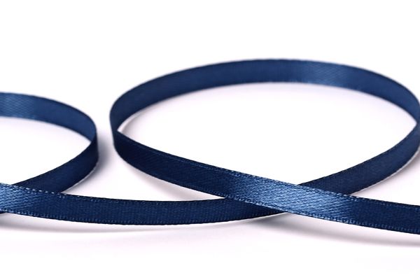 Лента атласная 1-сторонняя 6.0 мм / 33±2 метра, 116 т-синий, Gamma