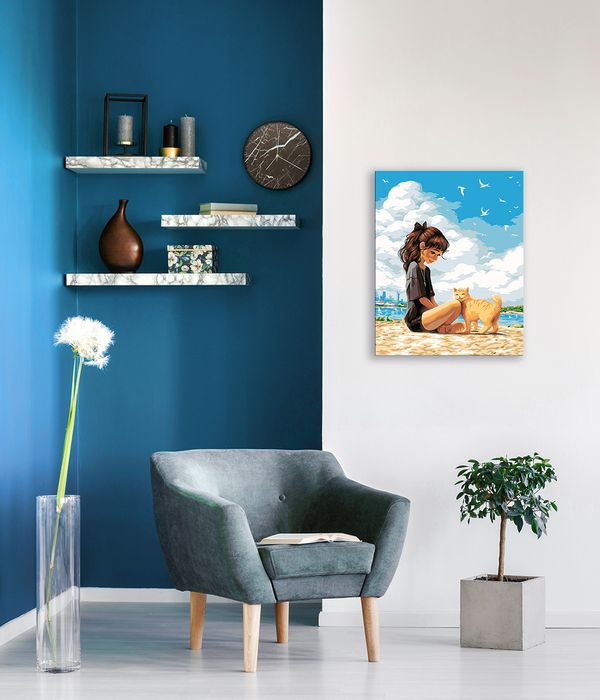 Картина по номерам Фрея PNB/PL-205, Выходной на пляже, 50х40 см