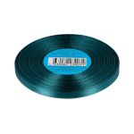 Лента атласная 1-сторонняя 6.0 мм / 33±2 метра, №527L(18-4728) т.зеленый, Gamma