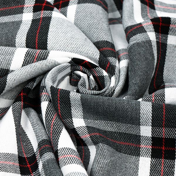 Фланель рубашечная 150 г/м², 150 см / 2 метра, TBY.Fl.T439.2, цв.439 черный