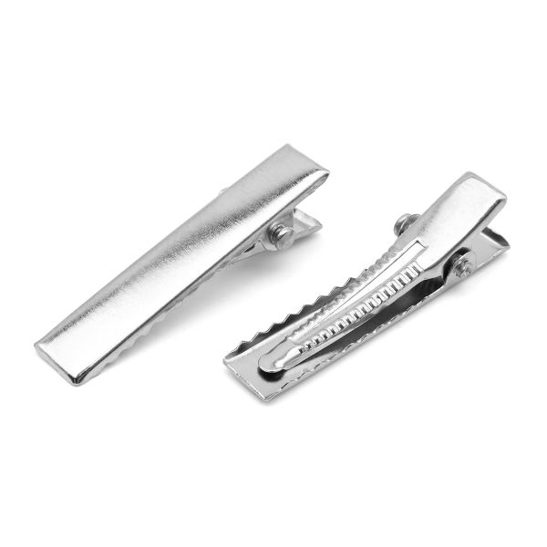 Заготовка для заколки Крокодил 3 см, уп. 5 шт Astra&Craft (SL.KRO5 никель)