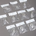 Бретели для бюстгальтера 10 мм, цв.прозрачный глянцевый, никель, TBY.0T102, уп 10 пар