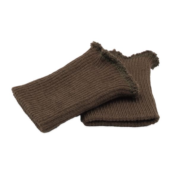 Манжеты трикотажные 6.5х9.5 см, 1 пара, тонкие, 730 св. коричневый