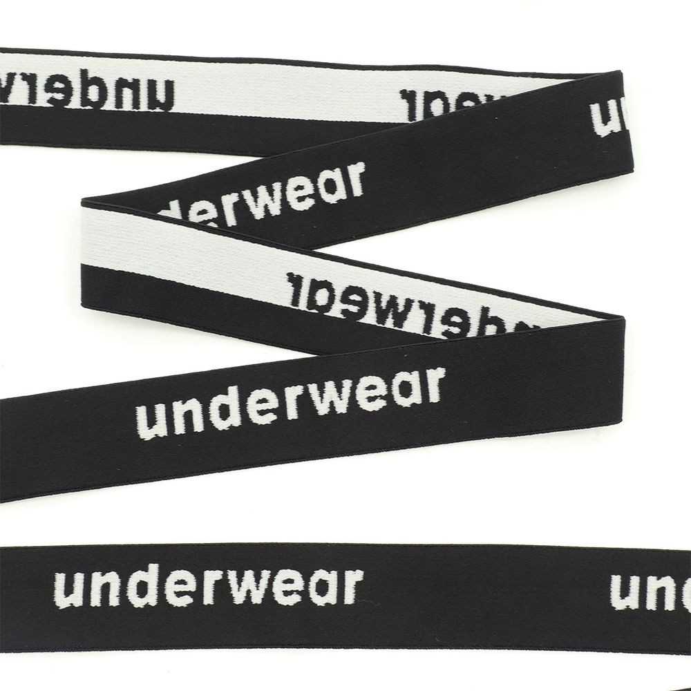 Резинка тканая 32 мм, 25 м, чер underwear