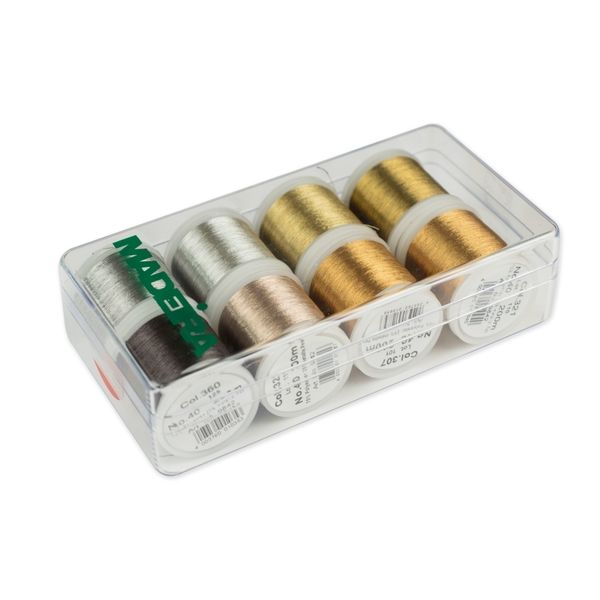 Швейные нитки (набор) Madeira Metallic 8х200м Smooth, 8019, 1 шт