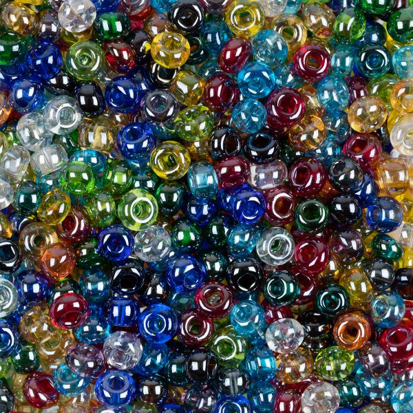 Набор бисера Preciosa ассорти 50 г, 6/0 (4.1 мм), 00006 разноцветный, 391-99001