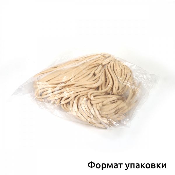 Шнурки круглые полиэфир 07мм, цв.красный 1812 321.7 130см, уп.50 шт