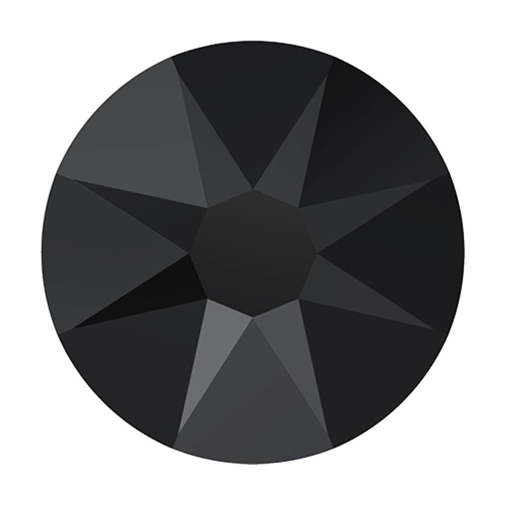 Стразы термоклеевые Xirius 8+8 граней (3,8-4,0 мм) HF16-16 цв. Hematite, уп. 100 шт