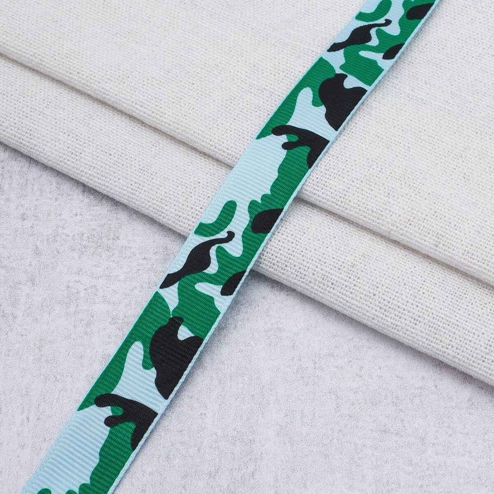 Лента репсовая (в рубчик) с рисунком 15.0 мм / 45.72 метра, ID 15146, 24556