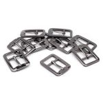 Пряжка ременная металл 20.0 мм (внешн. 30х41 мм), чер.никель, 10 шт