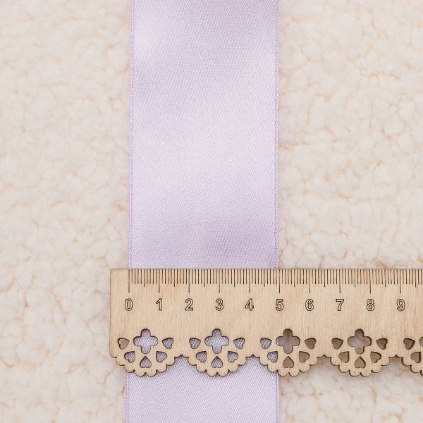 Лента атласная 1-сторонняя 50.0 мм / 27.4±2 метров, 6166, 163 бледно-лиловый, 12, Globus