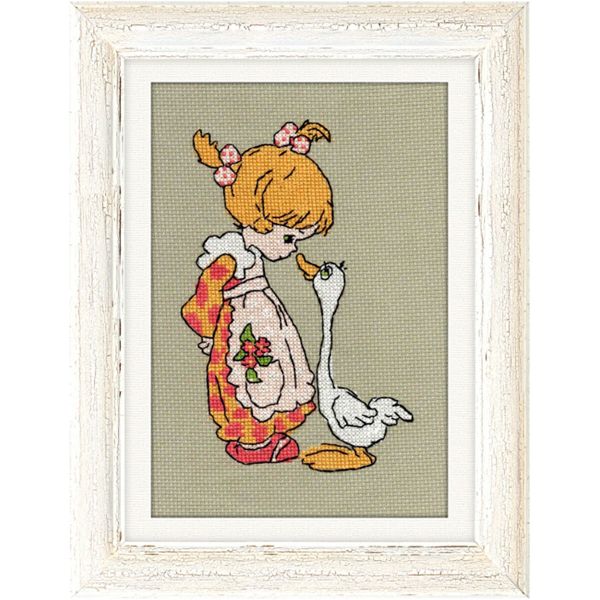 Набор для вышивания нитками Нитекс 4010, Любимчик 13х19 см