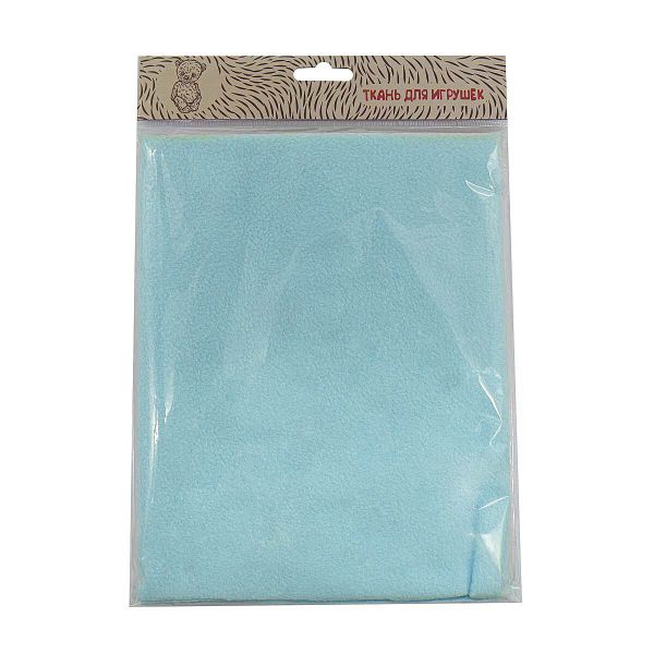 Трикотаж для кукол флис 180 (47х50 см-+3см) (26207 св.голубой)