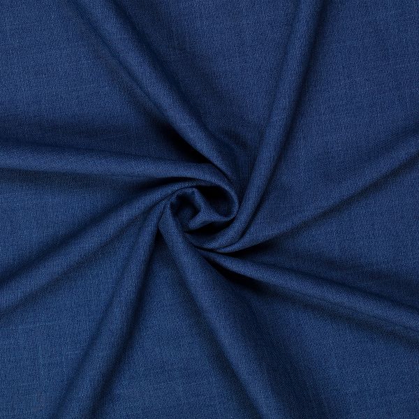 Костюмная ткань 204 г/м², 150 см, 86% полиэстер, 13% вискоза, 1% спандекс, 03 т.синий/dark blue
