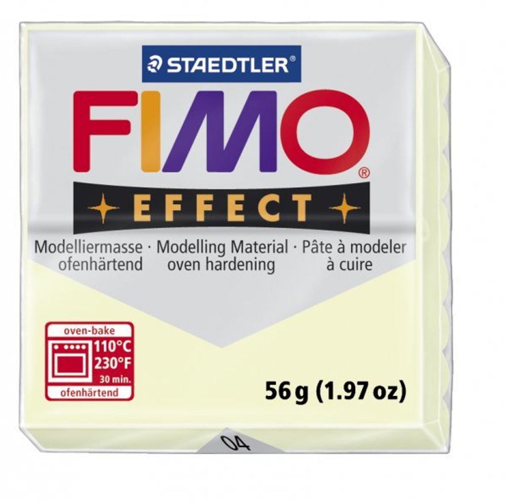 Полимерная глина Fimo Effect, запекаемая в печке, уп. 56 гр, цв. вечерний жар, 8020-04