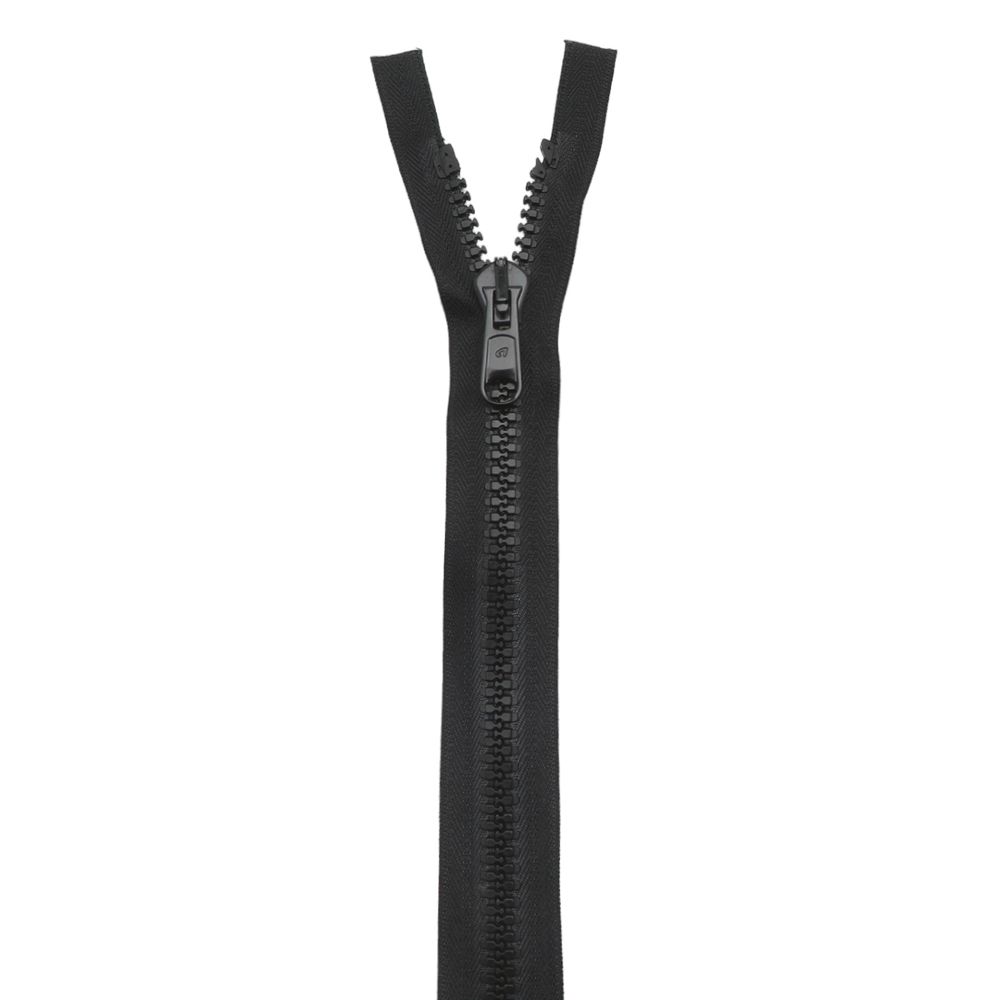 Молния трактор Arta Т6 (6 мм) 2 зам., разъем., 65 см, ОПТ. УП. 25 ШТ., 077 черный