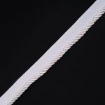 Кант витой 5 мм / 25 метров, полиэстер, белый/11 светлое серебро, 3AR3293