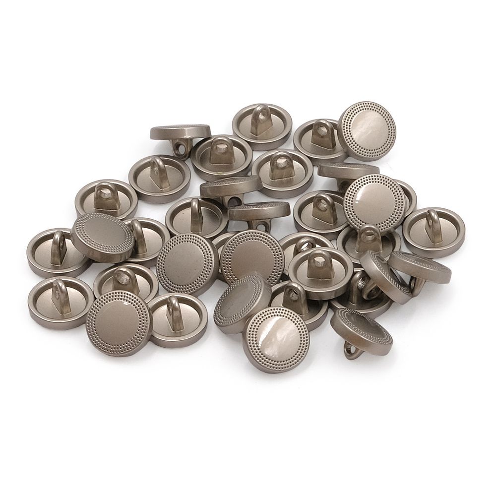 Пуговицы на ножке 18L (DS (серебро (никель))), 36 шт