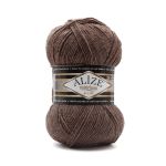 Пряжа Alize (Ализе) Superlana klasik / уп.5 мот. по 100 г, 280м, 240 кофе с молоком, меланж A