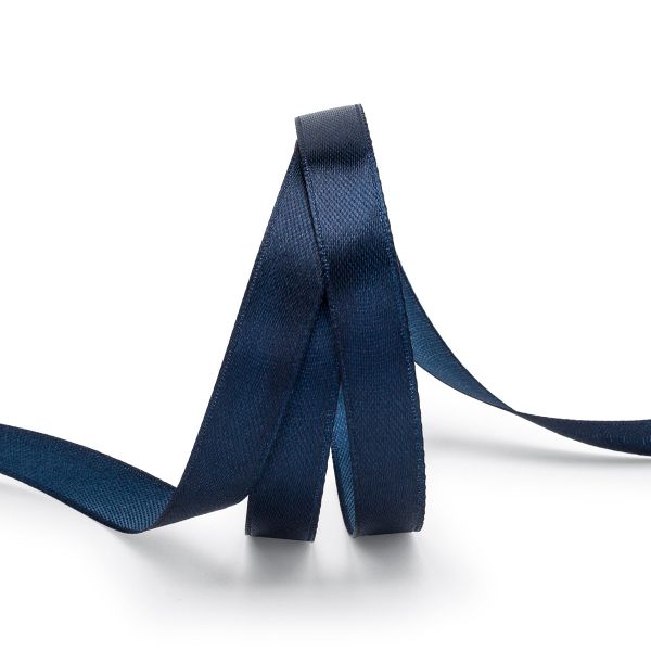 Лента атласная 1-сторонняя 12.0 мм / 22.86±1 метров, 159 индиго, Globus