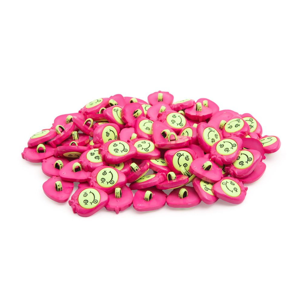 Пуговицы детские Смешная ягода (48268) 21мм (142/224), 72 шт