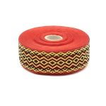 Лента (тесьма) жаккардовая 50.0 мм / 25±1 метров, рис. 9433, (красный) С3379Г17