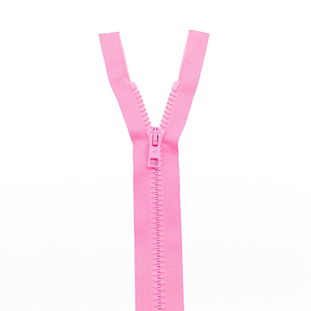 Молния трактор Arta Т6 (6 мм) 1 зам., разъем., 80 см, цв. 099 св.розовый, уп.5 шт