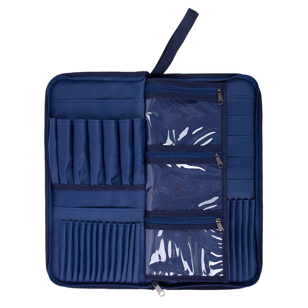 Органайзер для спиц и крючков 43х21х2 см, ткань нейлон, 04 звезды, Gamma OGN-01