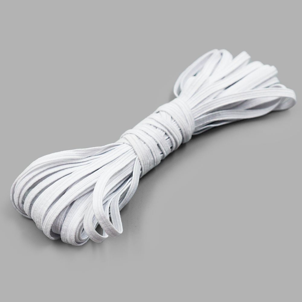 Резинка бельевая (стандартная) 4.0 мм / 10 метров, р.9074, белый, С3560Г17