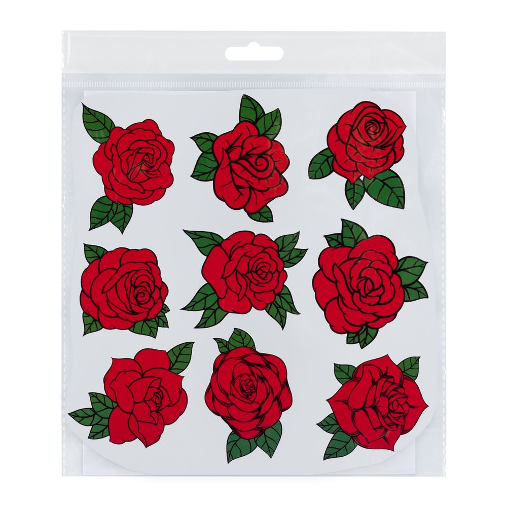 Термотрансфер 22х21.5 см, M-921 розочки, микс, 1 шт, Gamma M №09