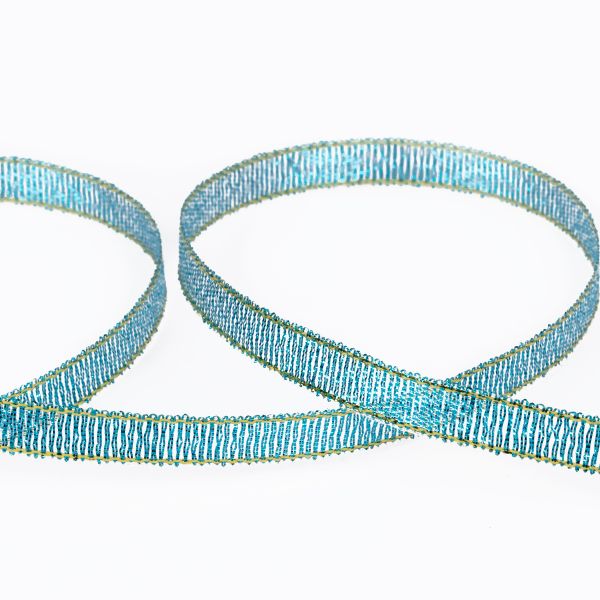 Лента металлизированная 6.0 мм / 33 метров, 074 я.голубой, Blitz MRC-06