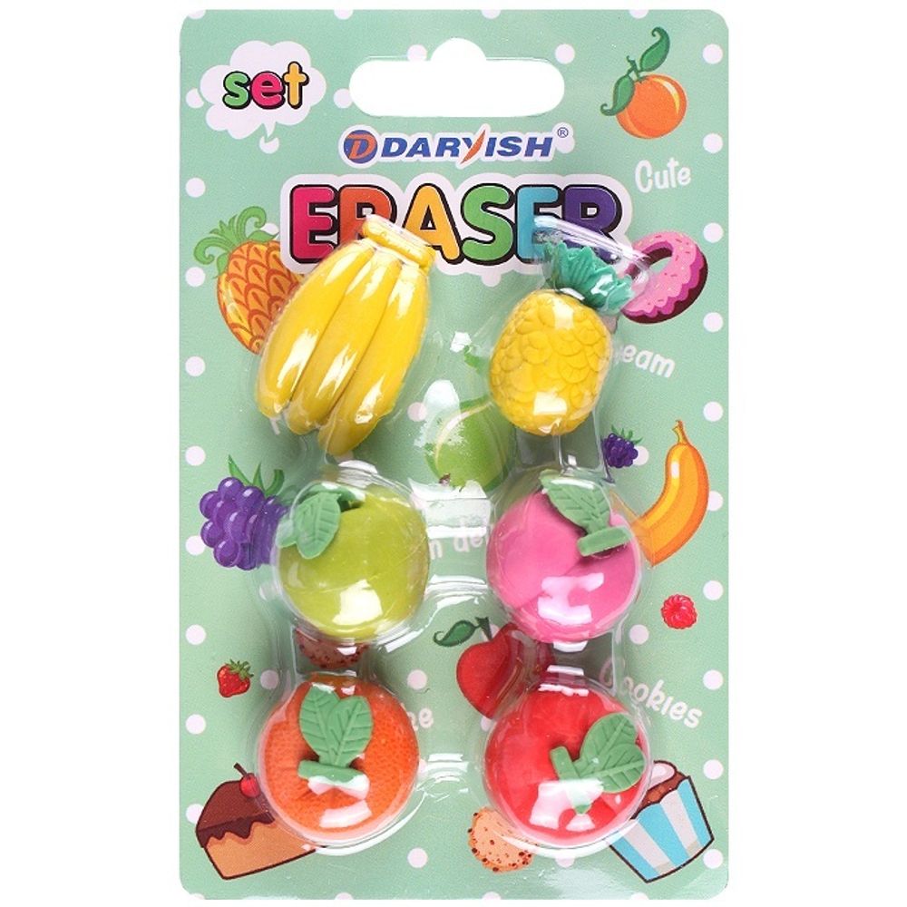 Набор ластиков 6 штук, DV-11977