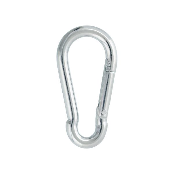 Карабин металл 18.0 мм (58х29 мм), 10 шт, 04 никель, Gamma GH 119/25/10