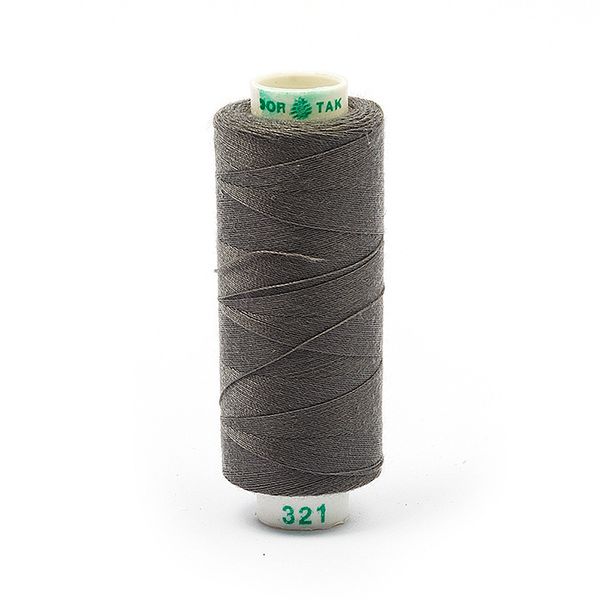 Нитки швейные бытовые Dor Tak 40/2, 366 м / 10 кат., 321 серый