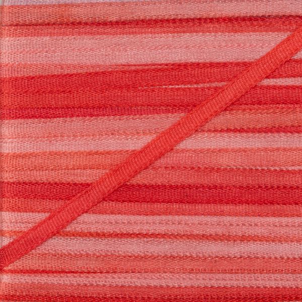 Лента (тесьма) шелковая 2.0 мм / 45.5±0.5 метров, M018 бл.розовый/розовый, Gamma SRM-2