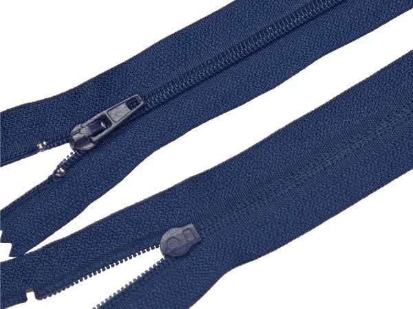 Молния спираль (витая) (цв.SBS) брючная Т3 (3 мм) 1 зам., н/раз., 20 см, автомат, S-919 синий, 5000 шт