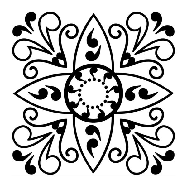 Текстурный лист Craft&Clay TSN, 34 элемент Изящный цветок