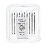 Иглы для промышленных швейных машин Арти 0277-02 (№90-200), 10 шт, №200