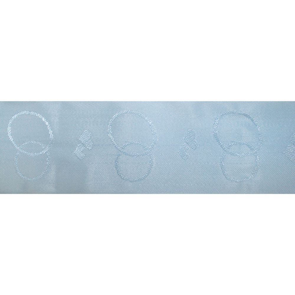 Лента атласная 1-сторонняя 60.0 мм, 20 м, С2785 голубой, Красная лента